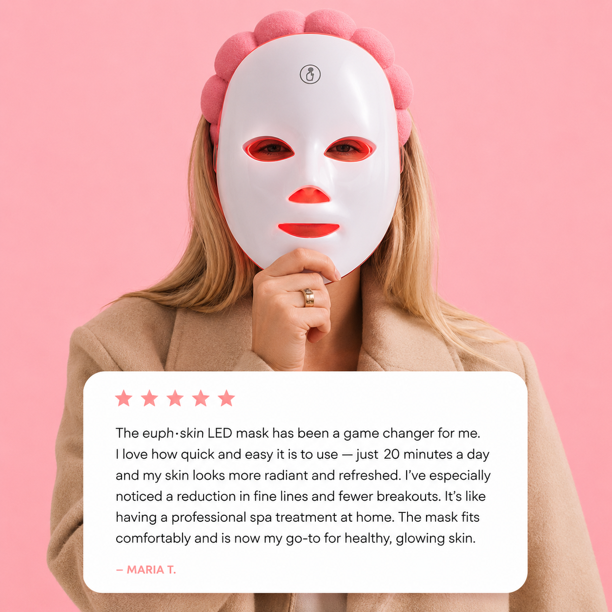 EuphSkin 7-in-1 LED Face Mask