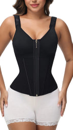 Extreme Latex Corset Waist Vest With Bra